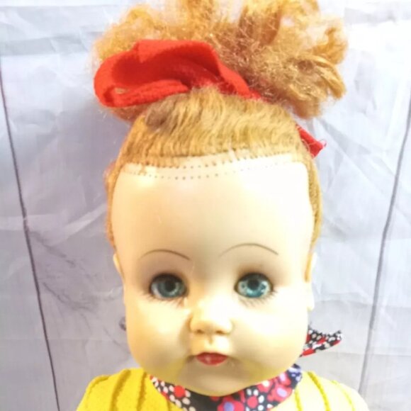 Vintage 25" Sleepy Eye Red Hair Dol - Picture 10 of 10